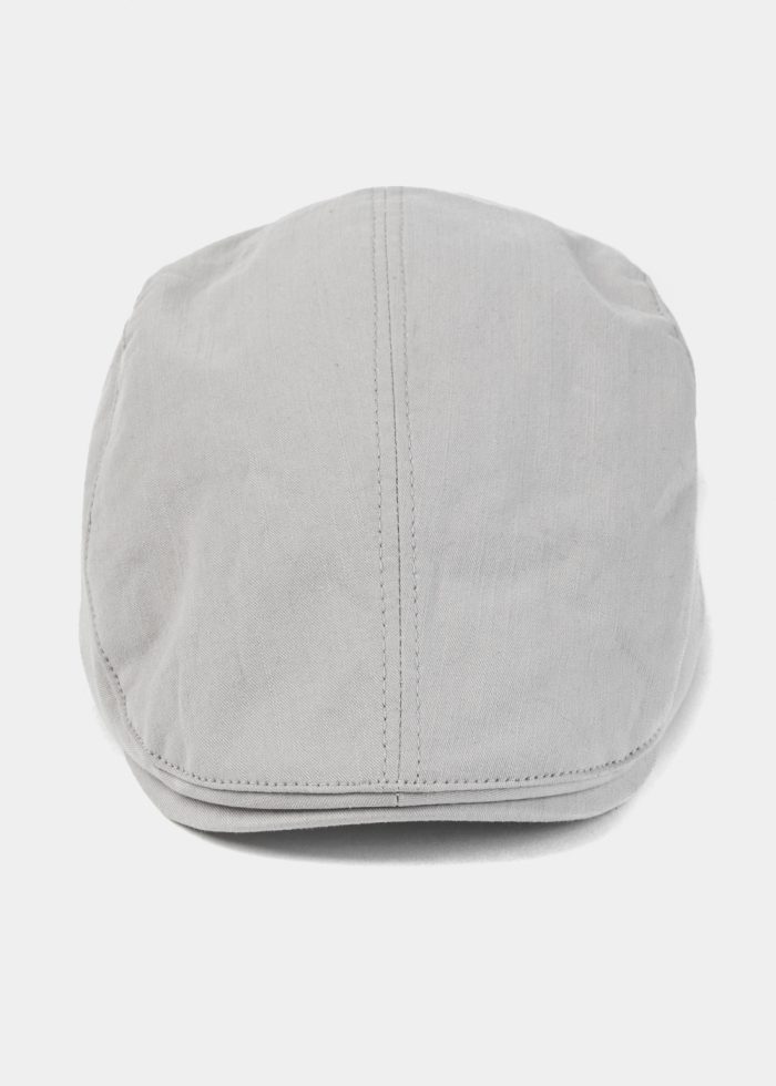 Grey Cotton Men's Cap - Image 3