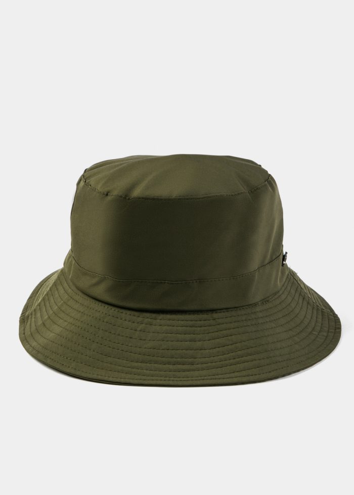 Khaki Waterproof & Packable Bucket Hat - Image 3