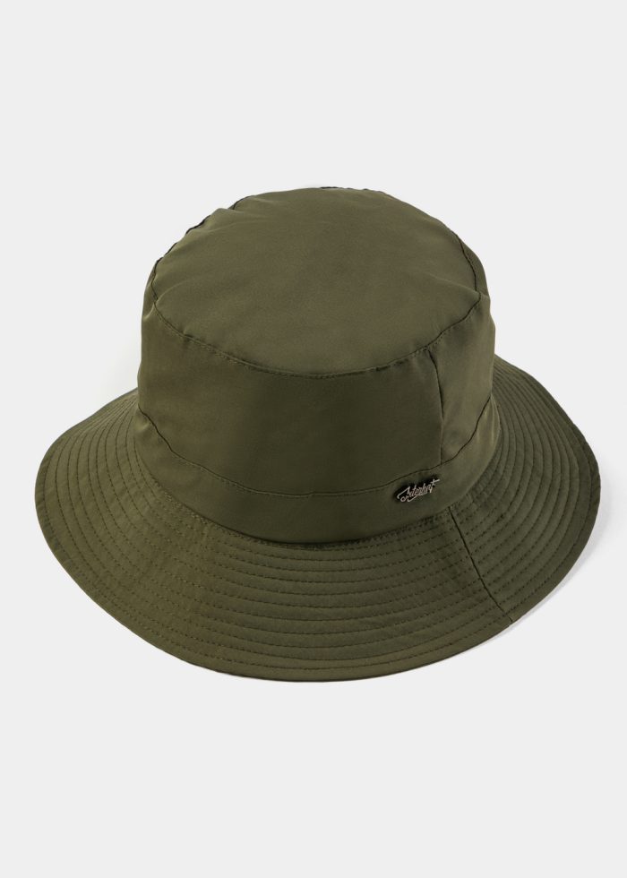 Khaki Waterproof & Packable Bucket Hat - Image 4