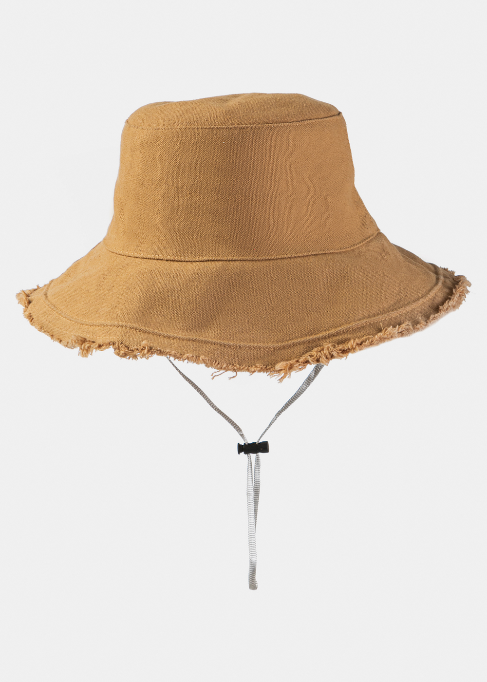 Camel Double-Faced Bucket Hat w/ Chin Strap Camel Double-Faced Bucket Hat w/ Chin Strap - Image 1