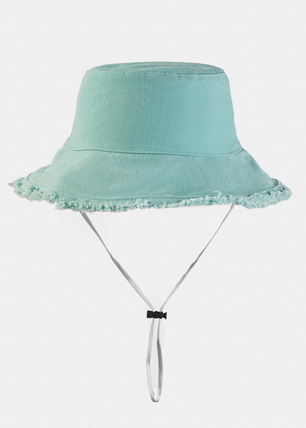 Azure Double-Faced Bucket Hat w/ Chin Strap Azure Double-Faced Bucket Hat w/ Chin Strap - Image 1