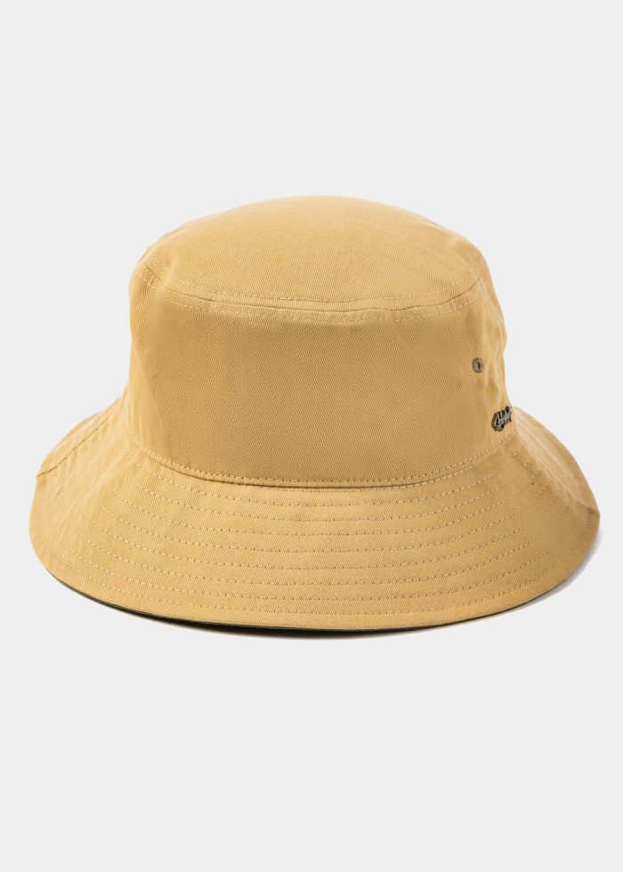 Beige Bucket Hat w/ Chin Strap - Image 2