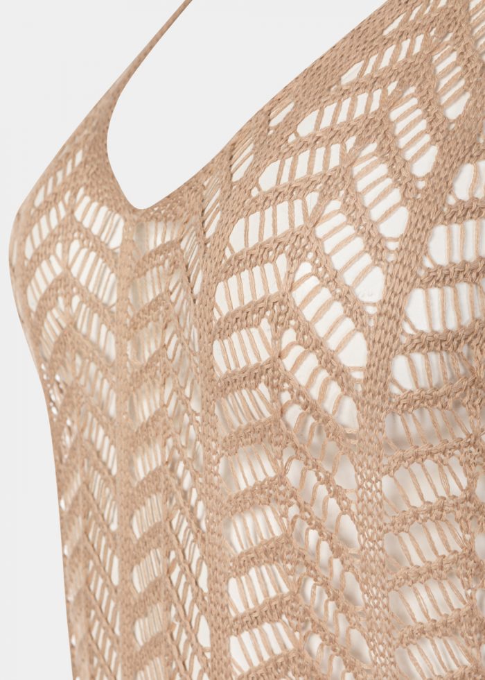 Beige Knitted Beachwear - Image 5