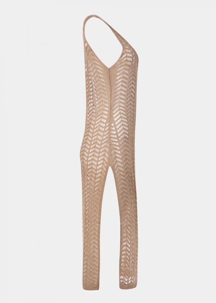 Beige Knitted Beachwear - Image 4