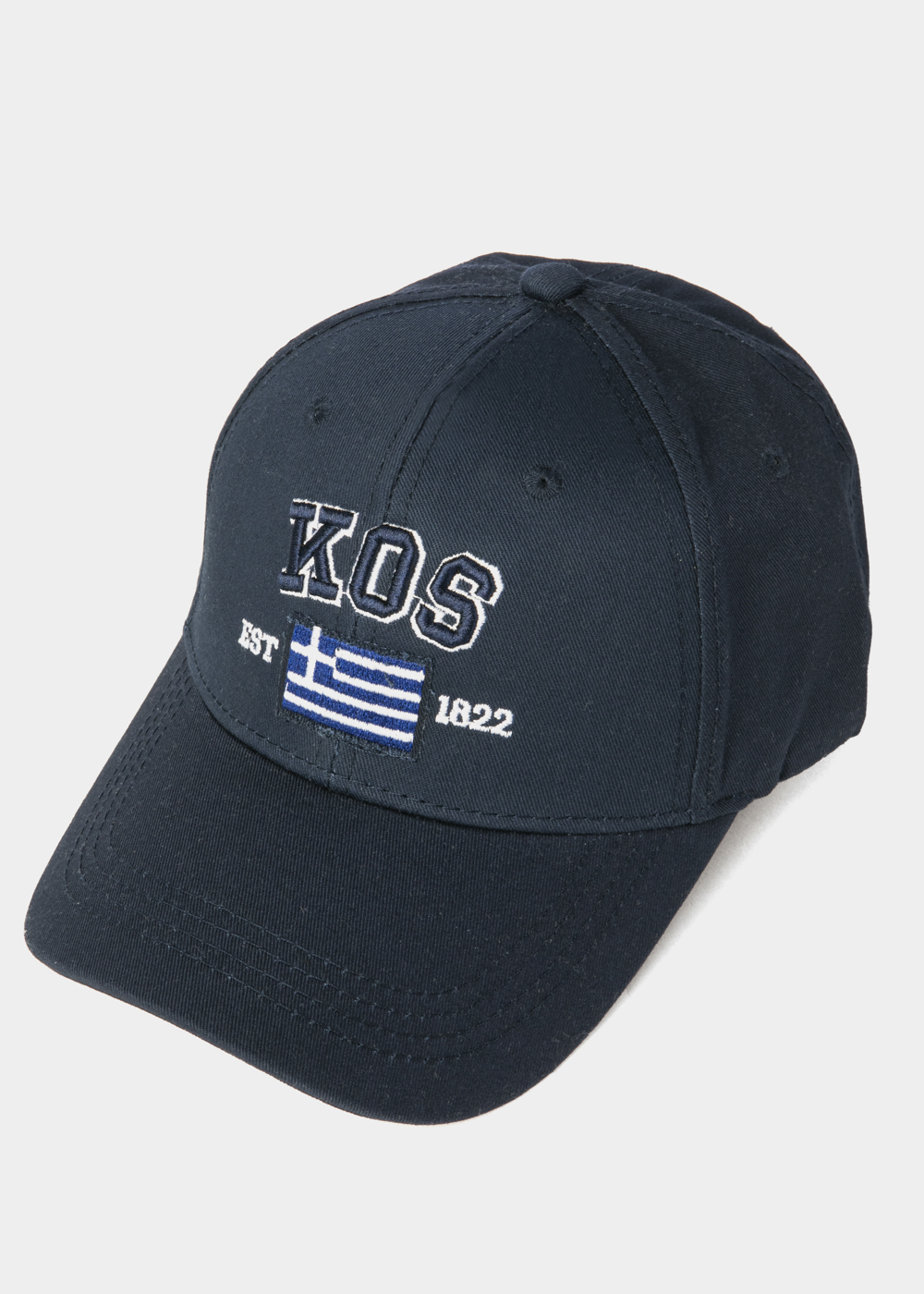 Kos Navy Blue w/ Greek Flag 2 Kos Navy Blue w/ Greek Flag 2 - Image 1