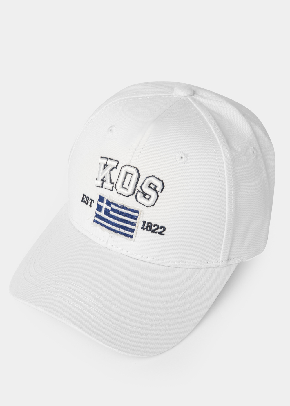 Kos White w/ Greek Flag 2 Kos White w/ Greek Flag 2 - Image 1