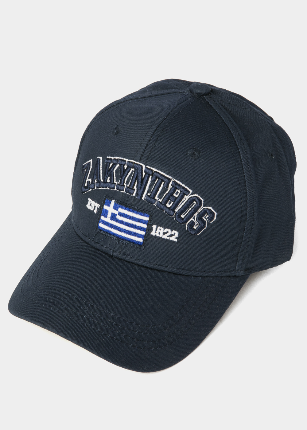 Zakynthos Navy Blue w/ Greek Flag 2 Zakynthos Navy Blue w/ Greek Flag 2 - Image 1