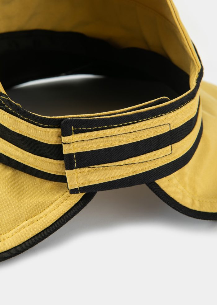 Half-Opened Cotton Hat in Mustard - Image 3