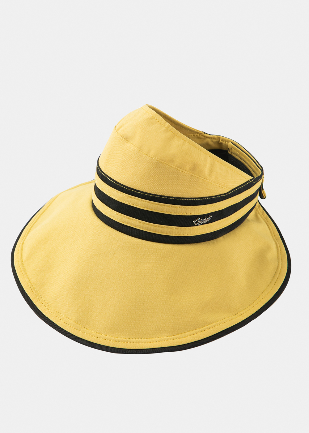 Half-Opened Cotton Hat in Mustard Half-Opened Cotton Hat in Mustard - Image 1