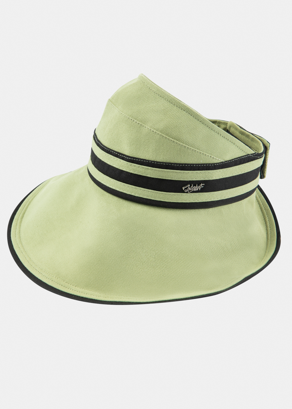 Half-Opened Cotton Hat in Olive Half-Opened Cotton Hat in Olive - Image 1
