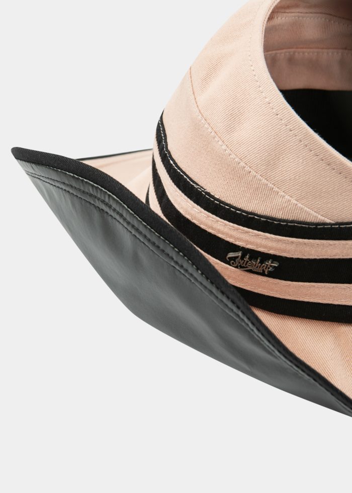 Half-Opened Cotton Hat in Pink - Image 4