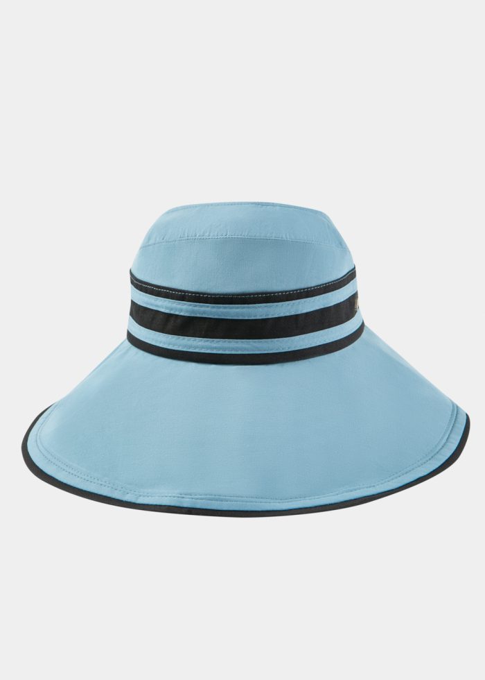 Half-Opened Cotton Hat in Blue - Image 2