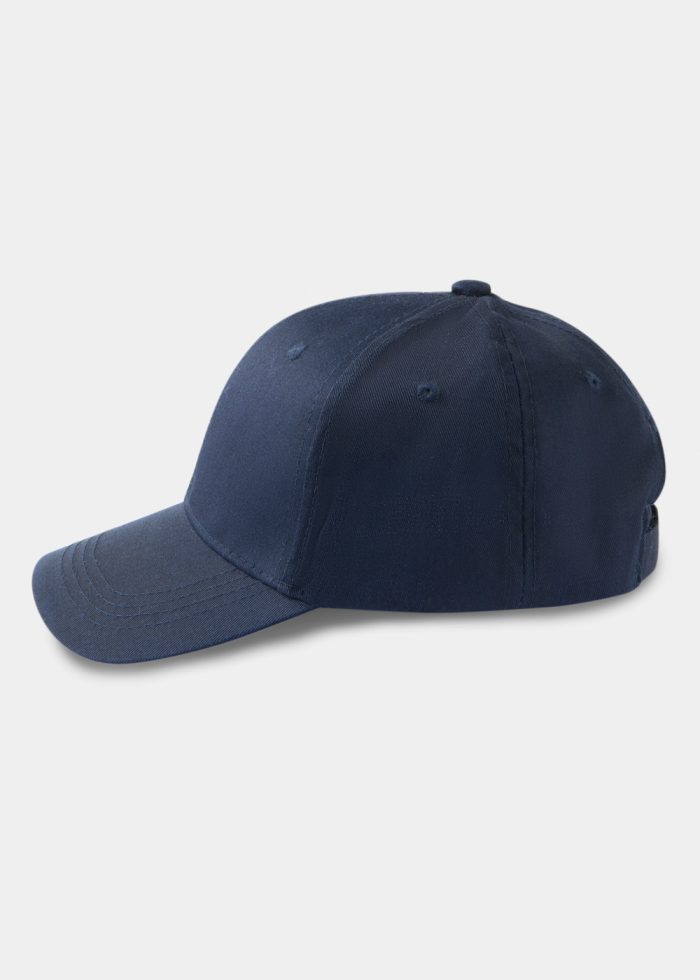 Navy Blue Plain Cap - Image 2