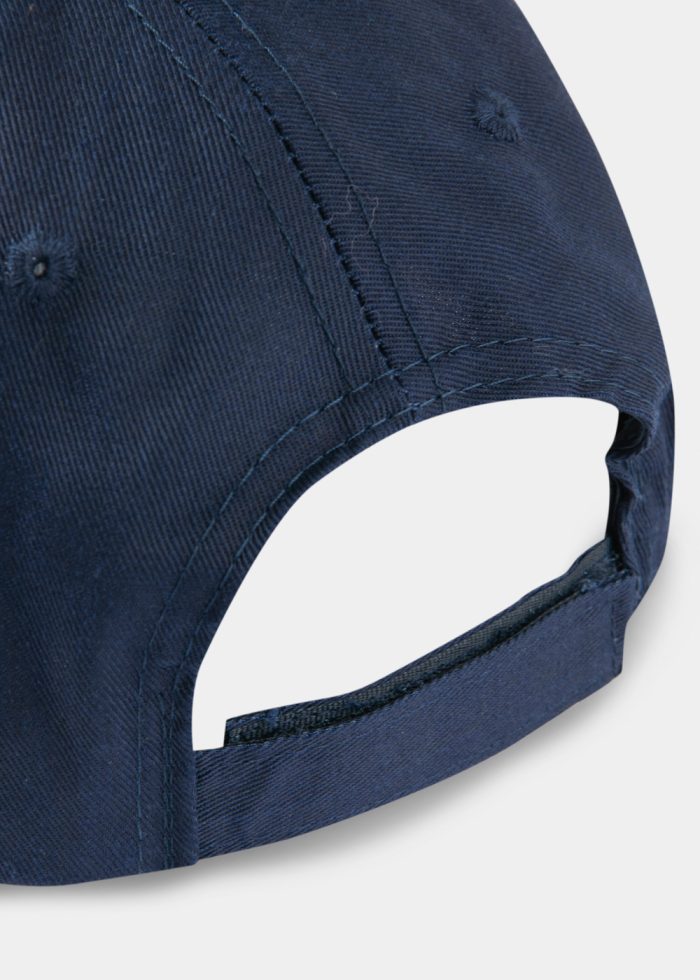 Navy Blue Plain Cap - Image 3