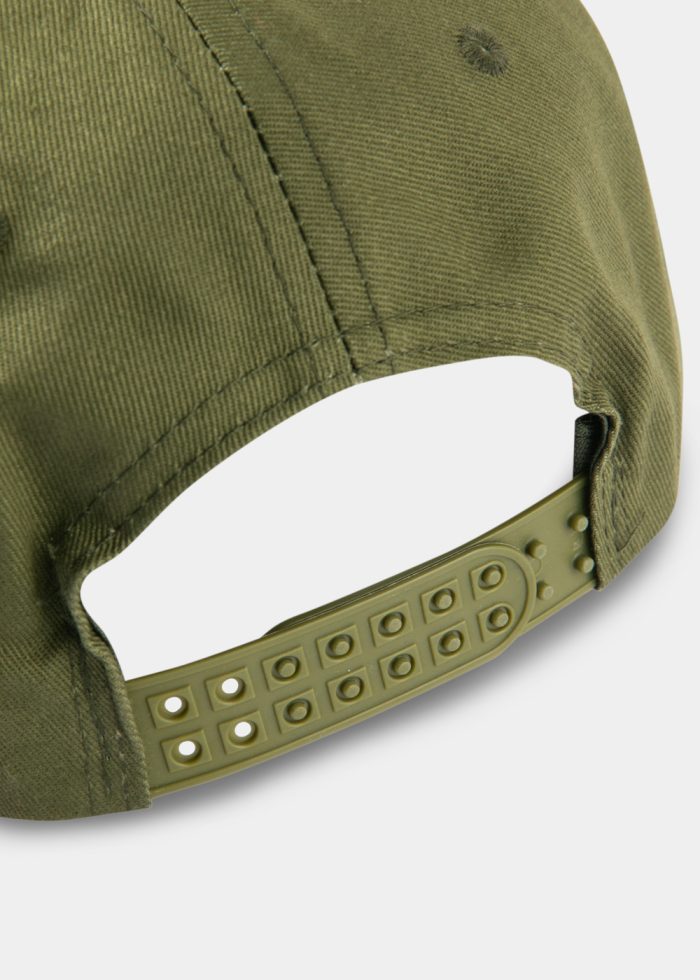 Olive Plain Cap - Image 3