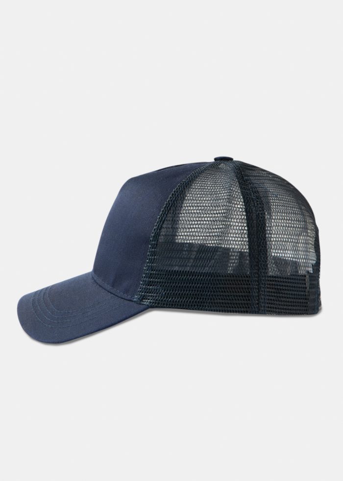 Navy Blue Puffy Cap - Image 2