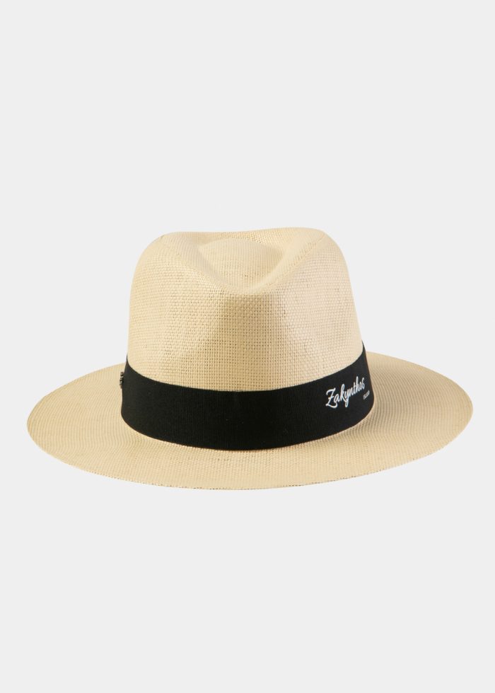Beige "Zakynthos" Panama Style Hat - Image 2