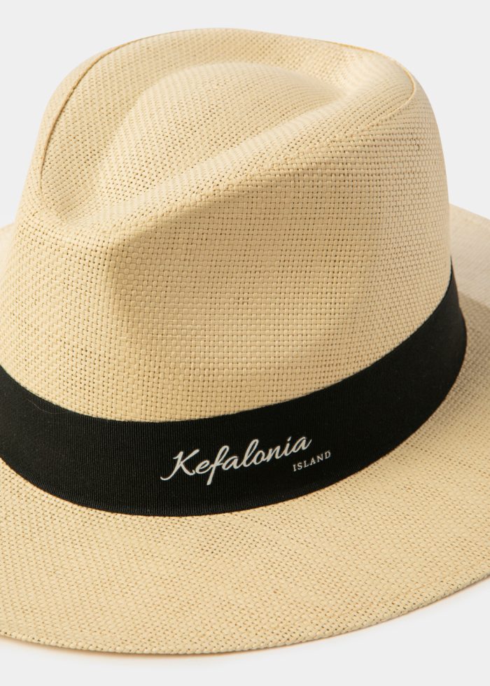 Beige "Kefalonia" Panama Style Hat - Image 3