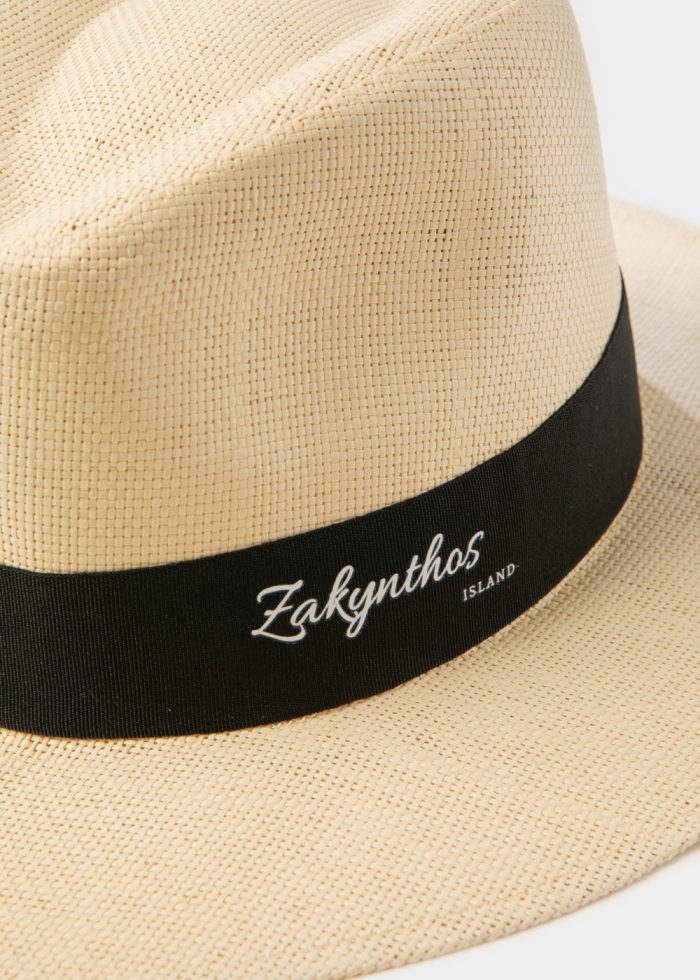 Beige "Zakynthos" Panama Style Hat - Image 3