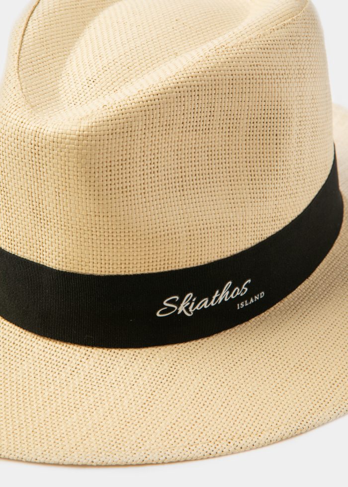 Beige "Skiathos" Panama Style Hat - Image 3