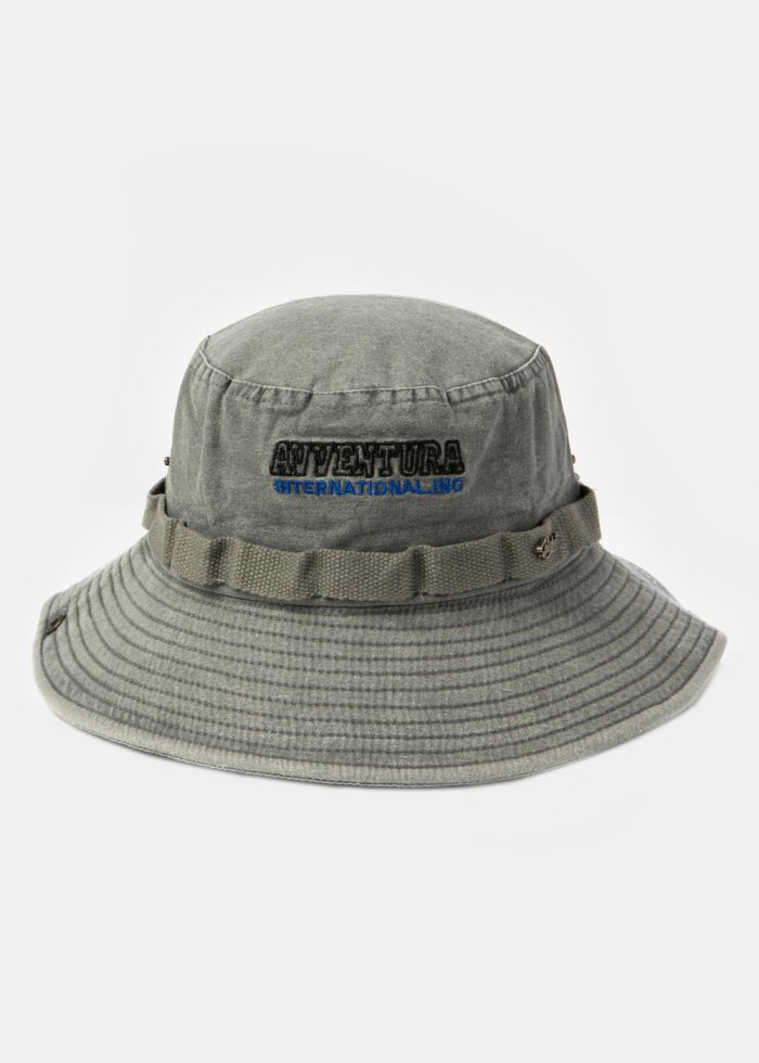 Azure Washed Cotton Bucket Hat - Image 2