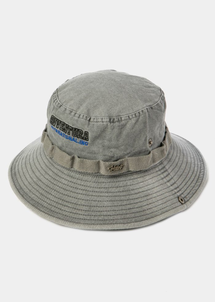Azure Washed Cotton Bucket Hat - Image 3