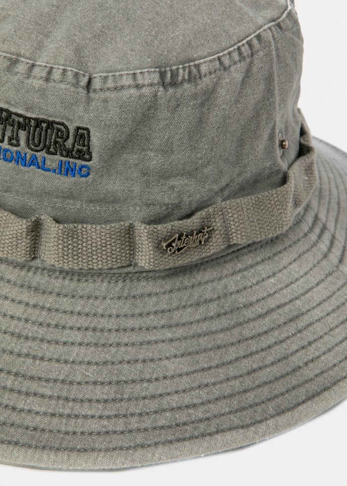 Azure Washed Cotton Bucket Hat - Image 4