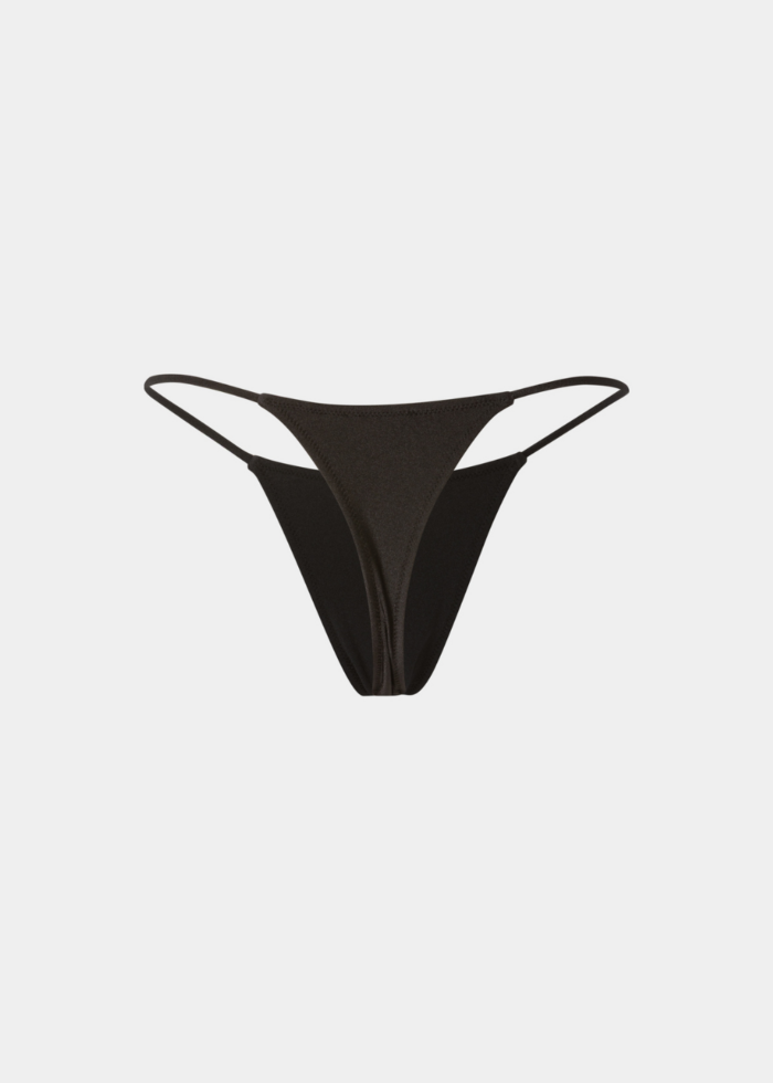 Ibiza Bikini Bottom - Black Dacron - Image 2
