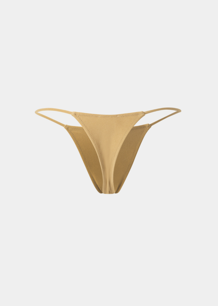 Ibiza Bikini Bottom - Gold Sand Dacron - Image 2