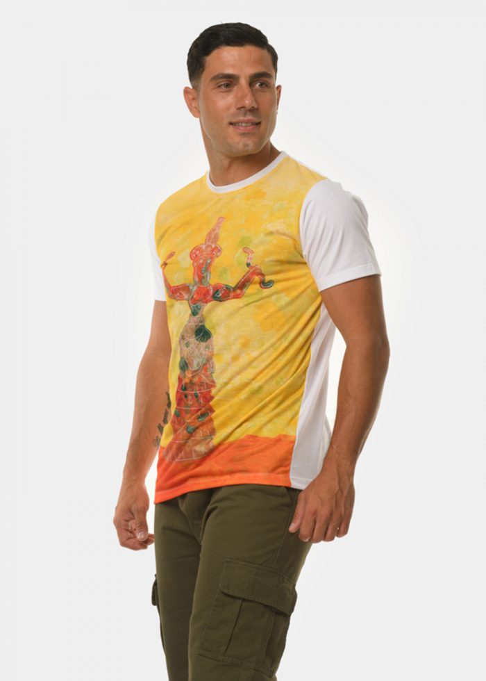 Colourful minoan snake goddess - Image 2