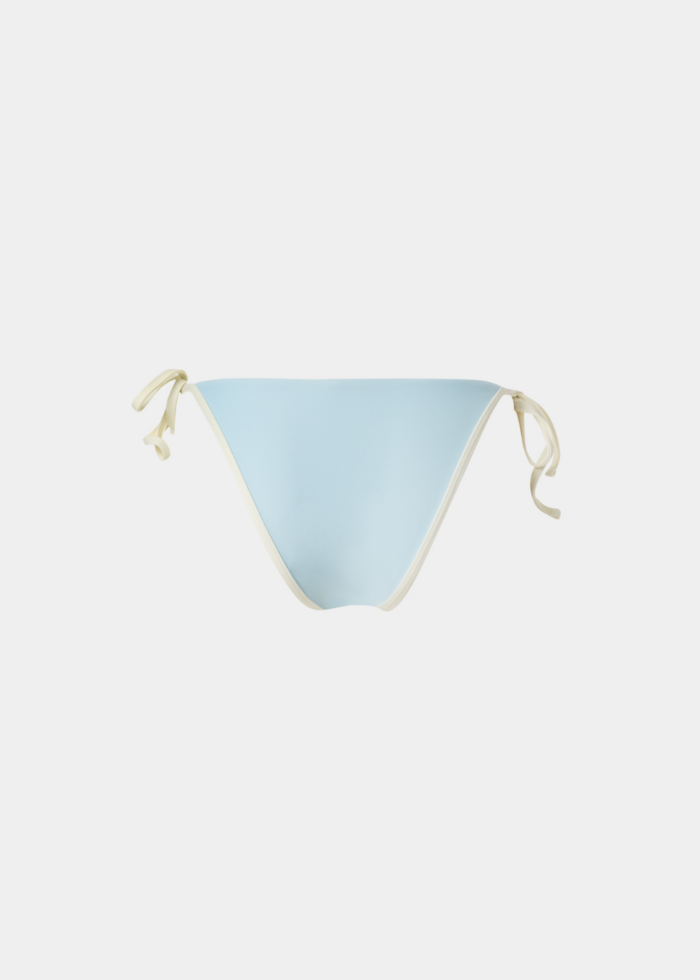 Aruba Bikini Bottom - Baby Blue/Cream Dacron - Image 2