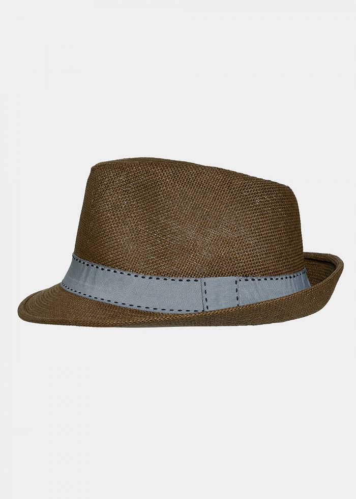 Olive brown fedora - Image 2