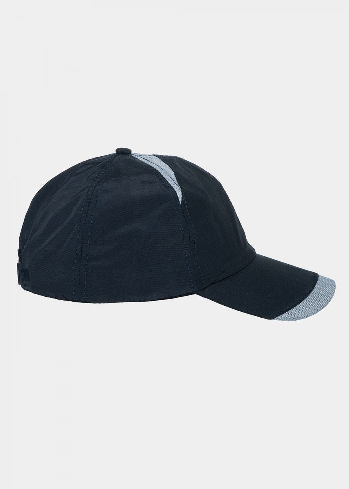 Navy blue plain active cap - Image 2