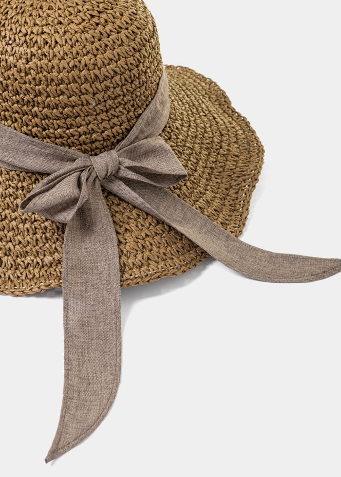 Dark Brown Hand Knitted Hat - Image 2