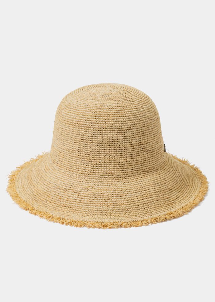 Natural Raffia Bucket Style Hat - Image 2