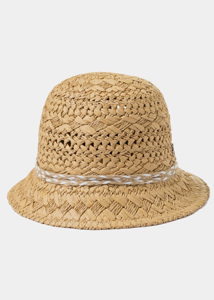 Brown Handmade Braided Hat - Image 2