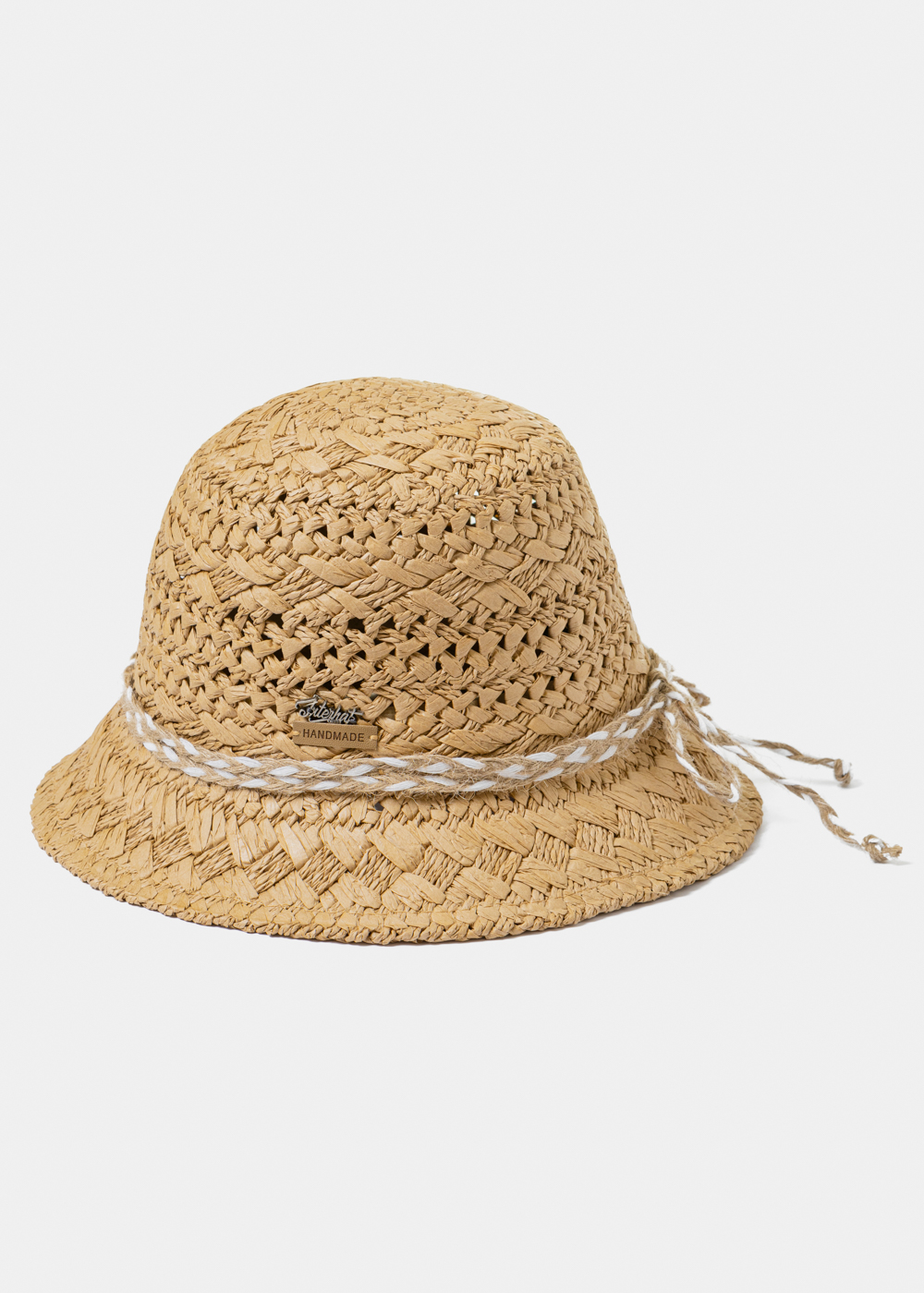 Brown Handmade Braided Hat Brown Handmade Braided Hat - Image 1