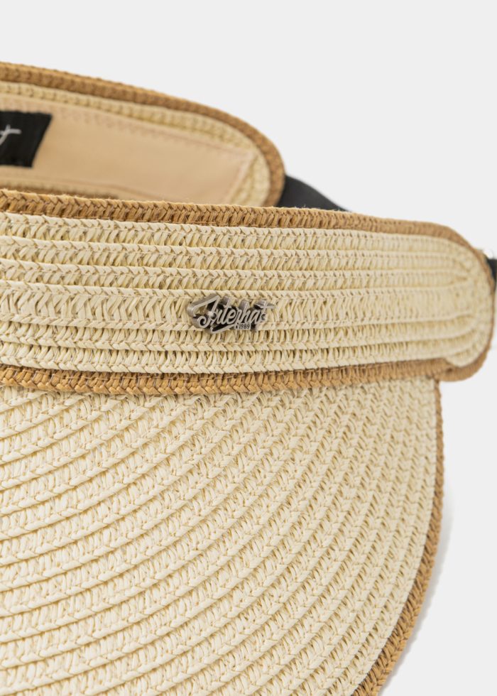 Beige Headband w/ Brown Outline - Image 4