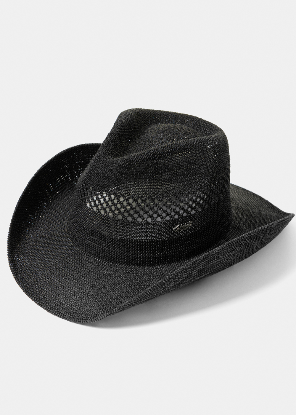 Black Knitted Cowboy Hat Black Knitted Cowboy Hat - Image 1