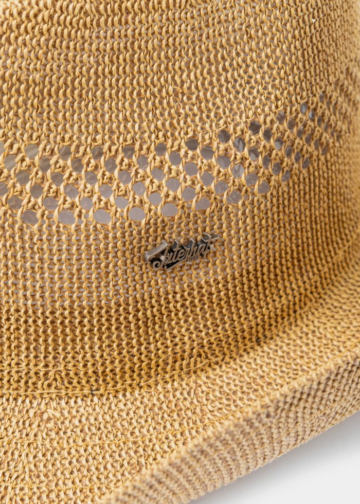 Brown Knitted Cowboy Hat - Image 3