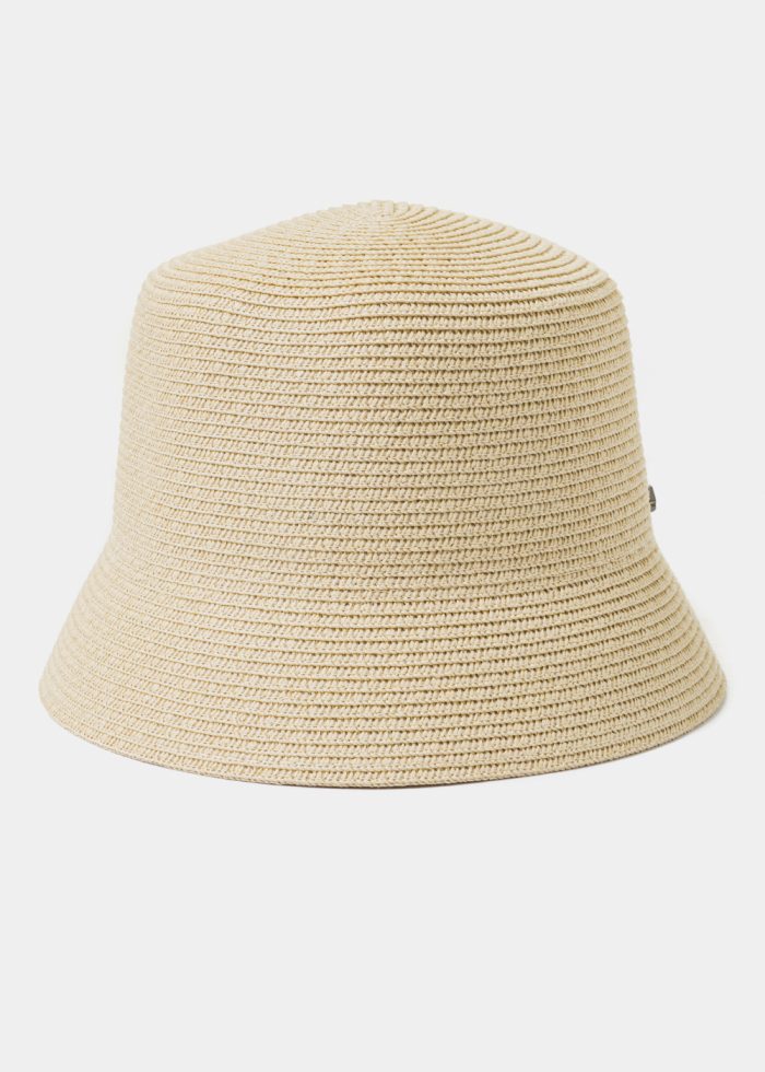 Beige Bucket Style Hat - Image 2
