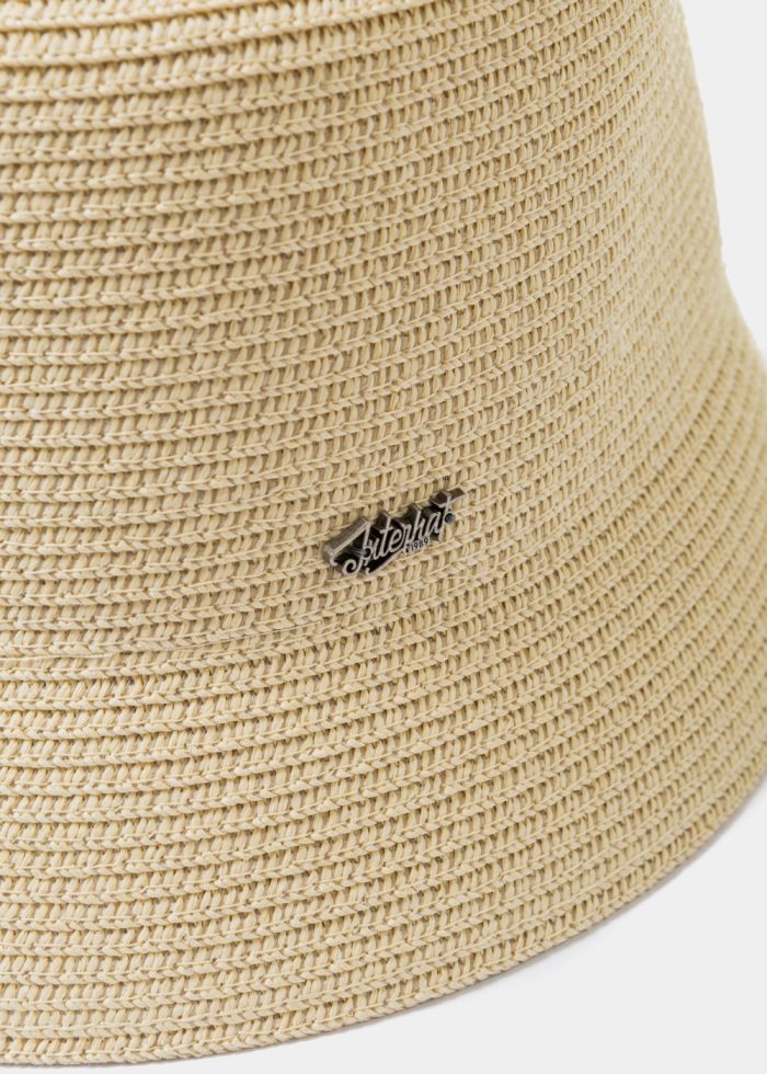 Beige Bucket Style Hat - Image 3