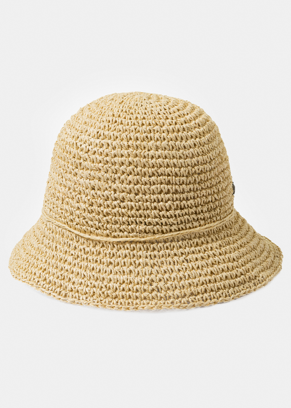 Beige Knitted Bucket Style Hat Beige Knitted Bucket Style Hat - Image 1
