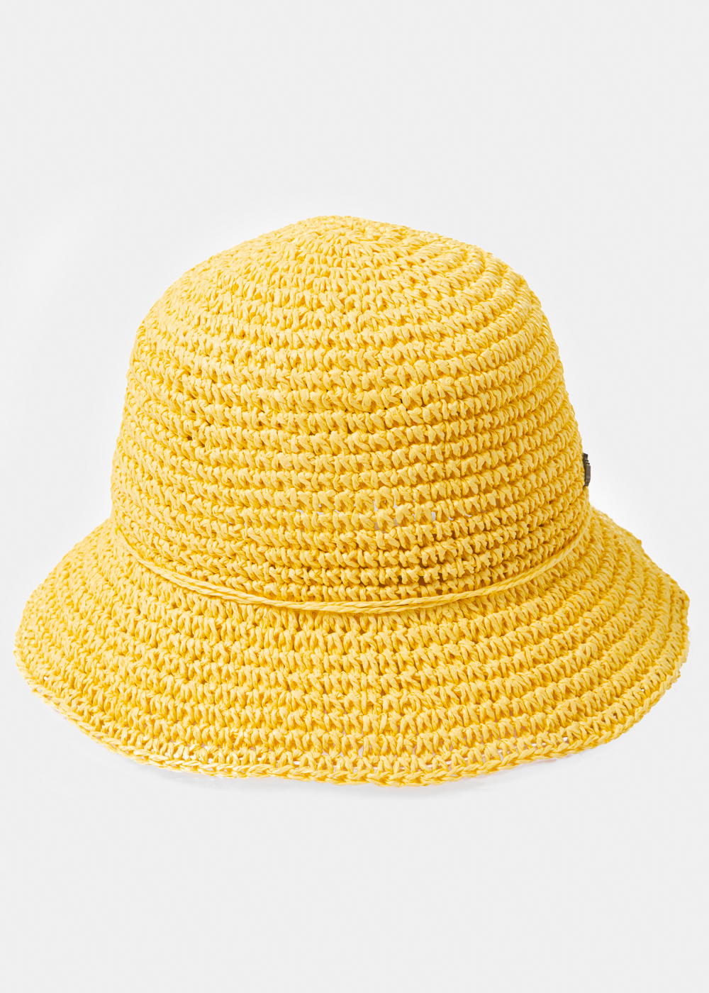 Yellow Knitted Bucket Style Hat Yellow Knitted Bucket Style Hat - Image 1