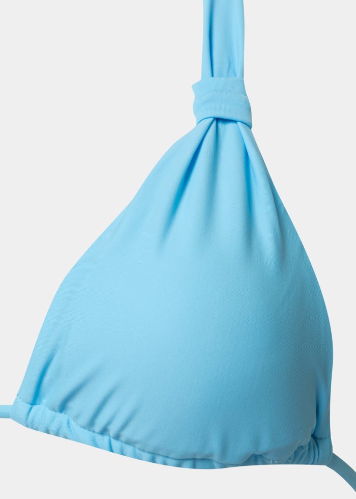 Azores Bikini Top - Light Blue Dacron - Image 2