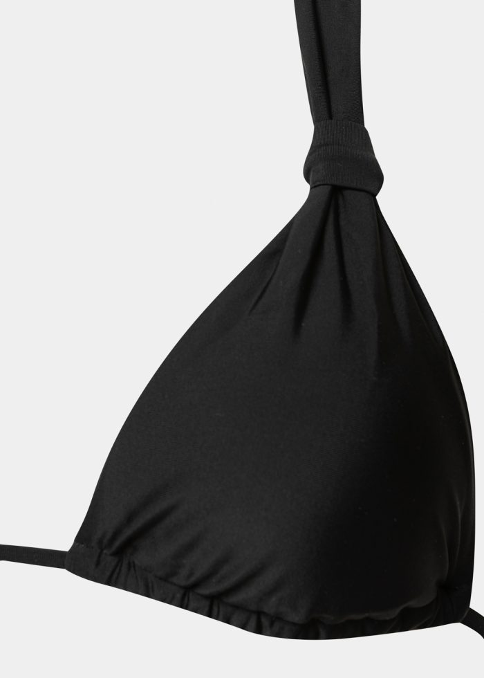 Azores Bikini Top - Black Dacron - Image 2