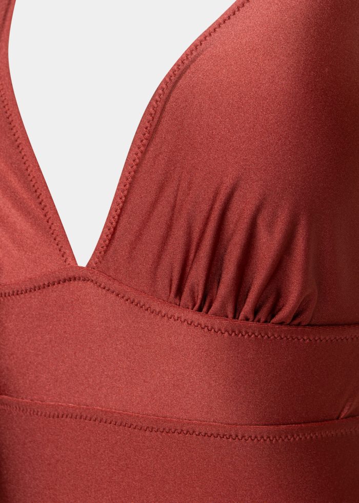 Dominica One Piece - Burgundy Dacron - Image 5