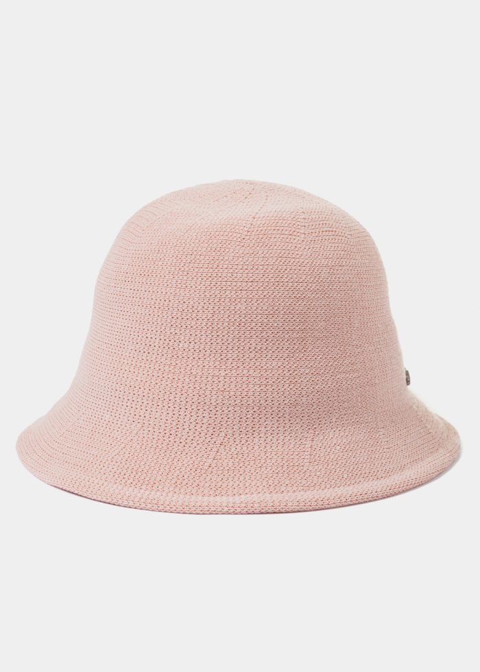 Pink Knitted Bucket Style Hat 2 - Image 2