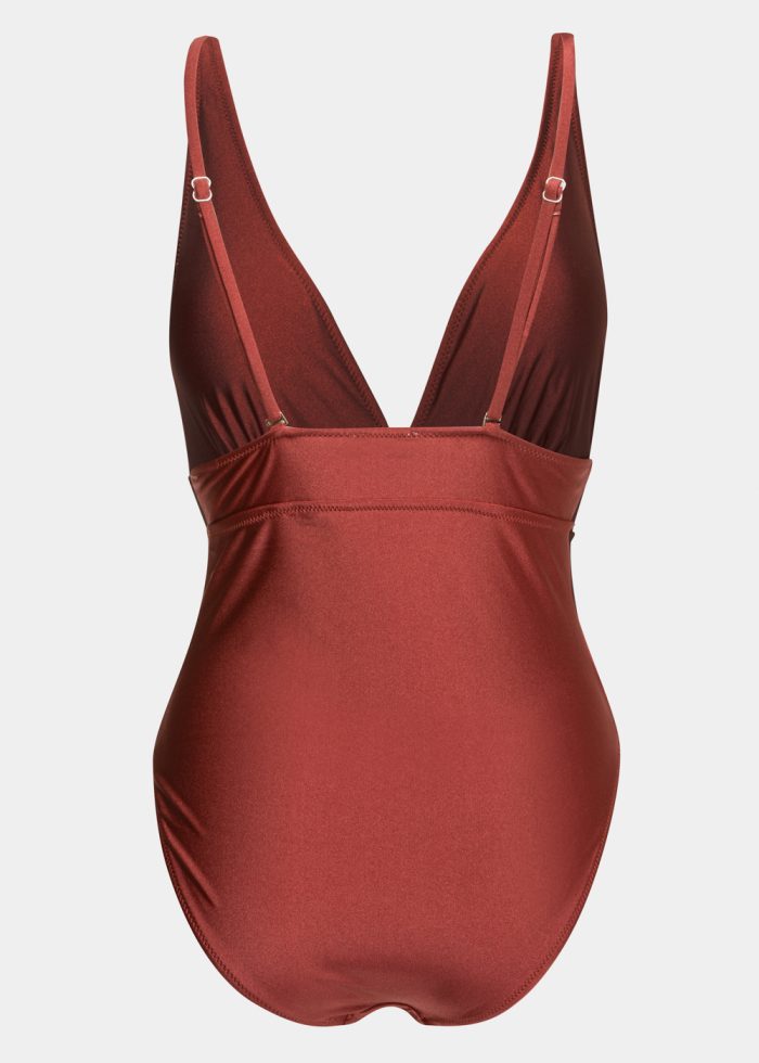 Dominica One Piece - Burgundy Dacron - Image 4