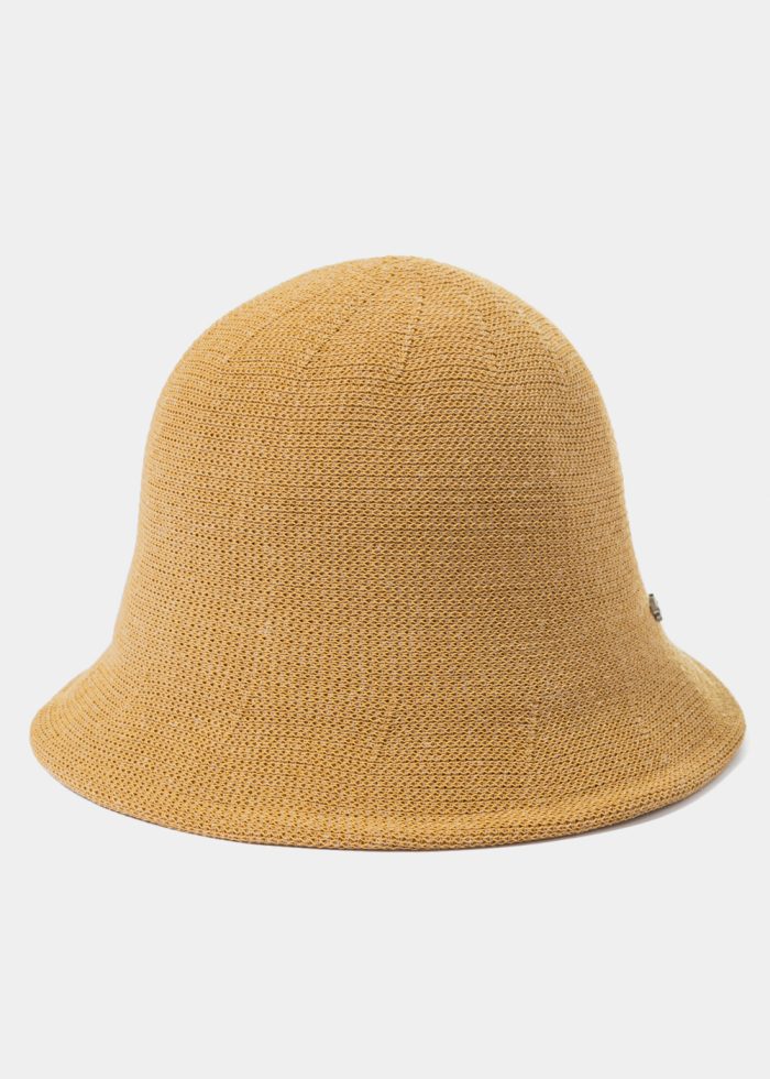 Brown Knitted Bucket Style Hat 2 - Image 2